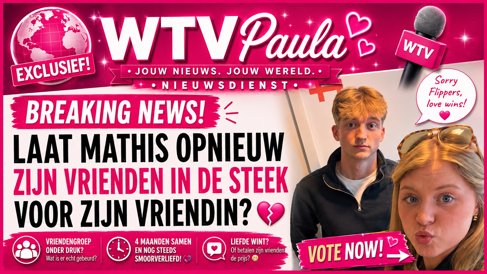 Thumbnail van het WTV Paula artikel over Mathis vermist
